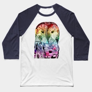 Wise Owl - Multicolor Version Baseball T-Shirt